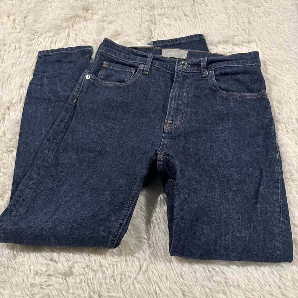 Everlane womens dark wash high rise jeans 28 Regular